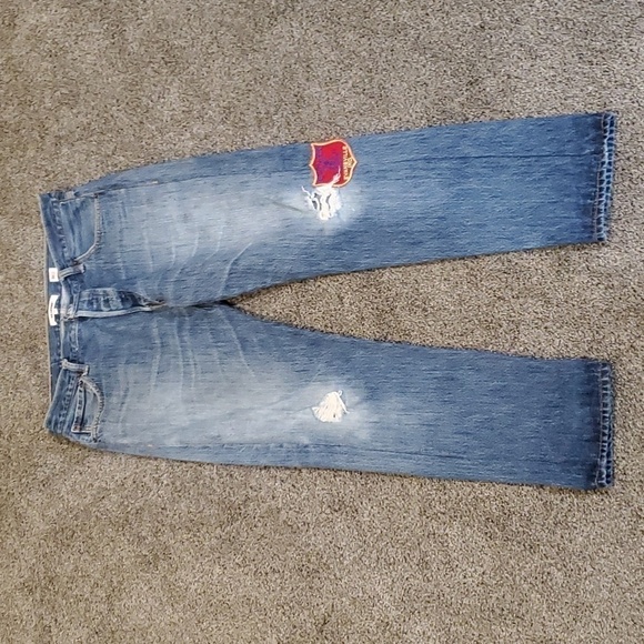 Rare Re/Done Levis 90" Y2K Womens USA Relaxed Straight legs high riseJeans sz 29 - Picture 2 of 16